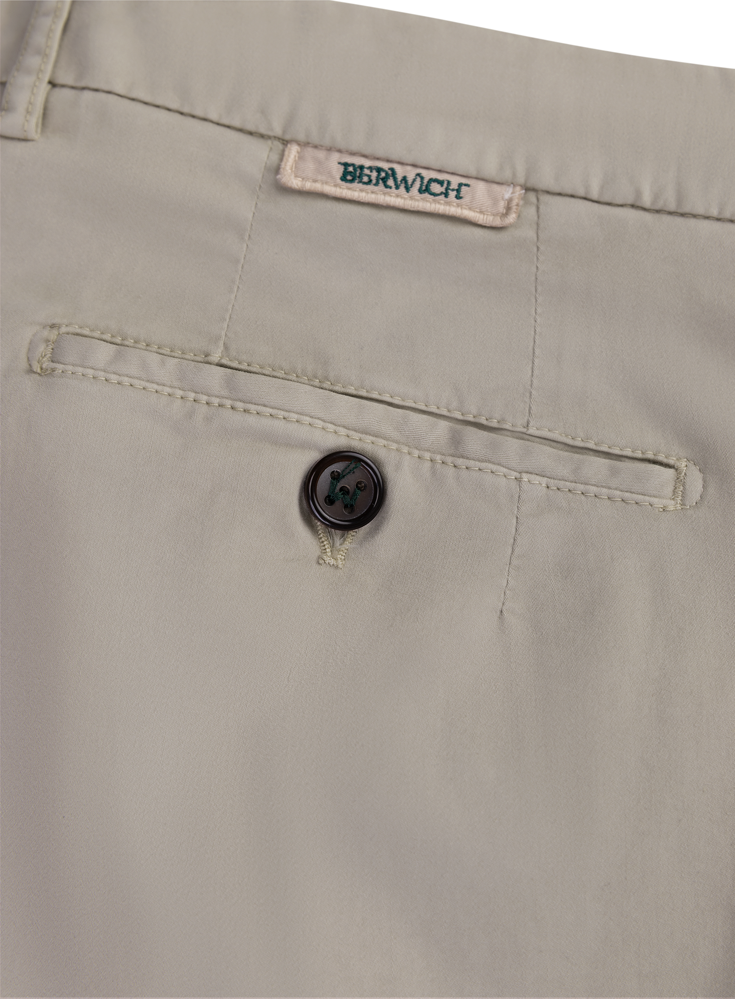 Pantalon van katoen en lycocell | FULL_WIDTH | Beige