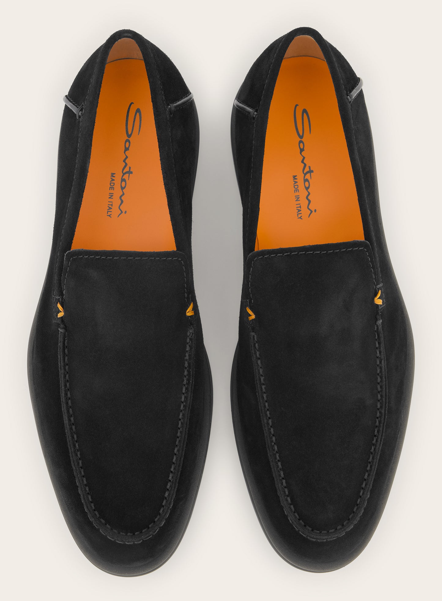 Detroit loafers van suède | Zwart