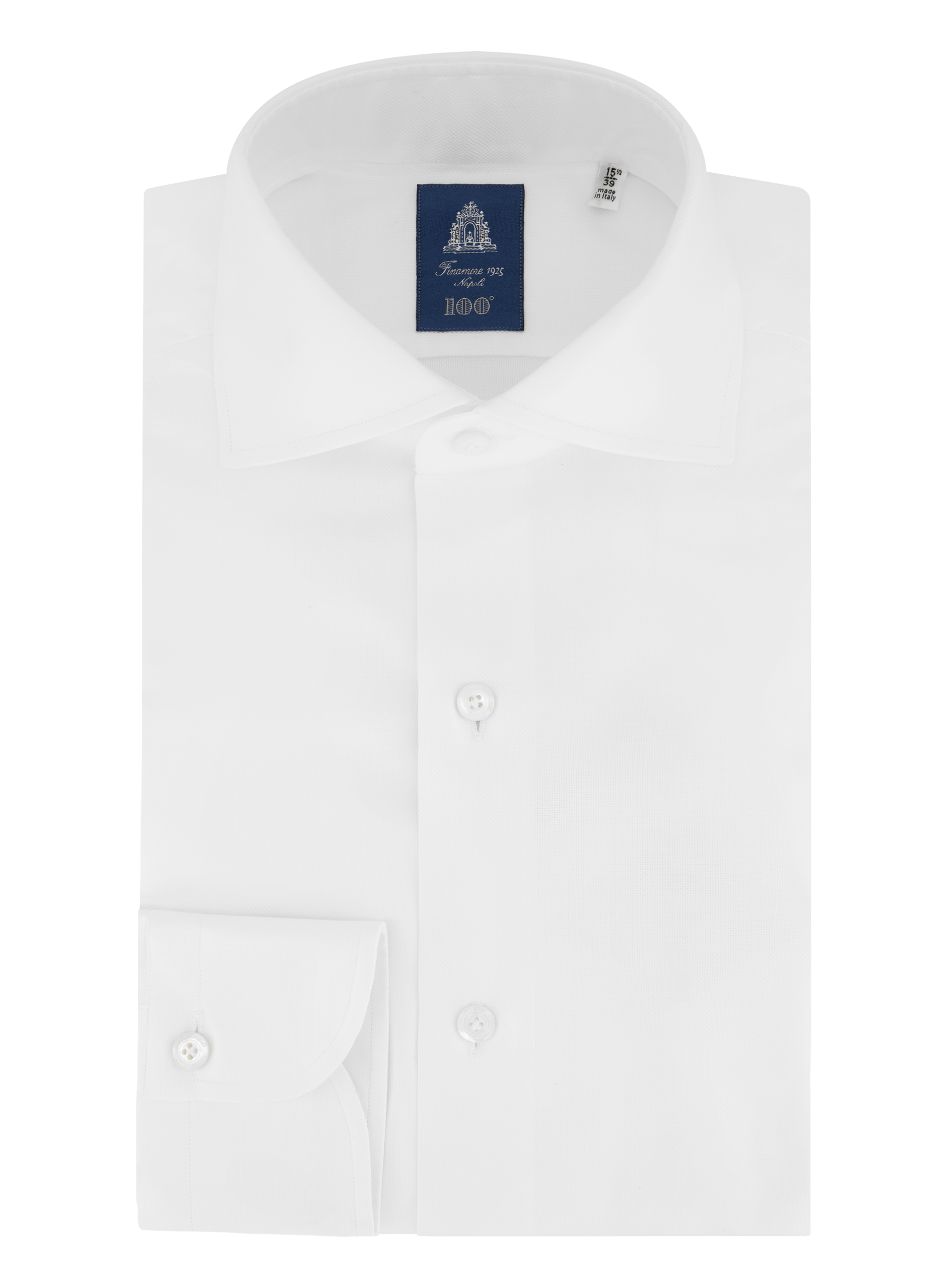 Napoli shirt van katoen | Wit