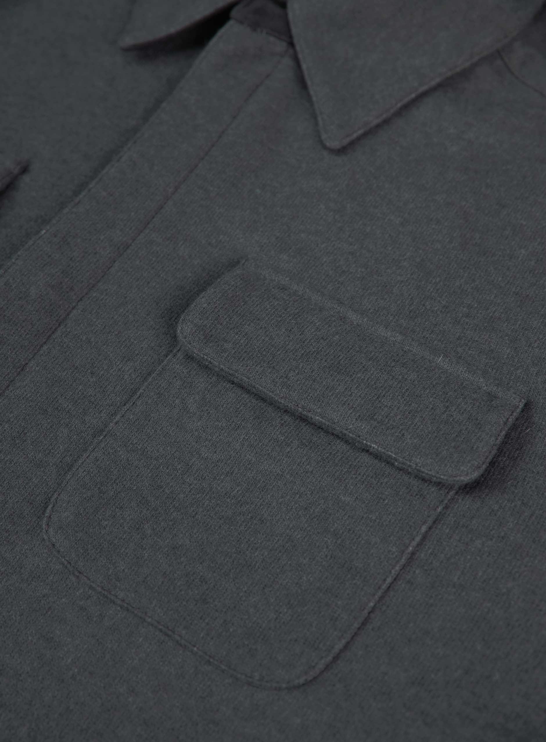 Overshirt van cashmere | FULL_WIDTH | M.Grijs