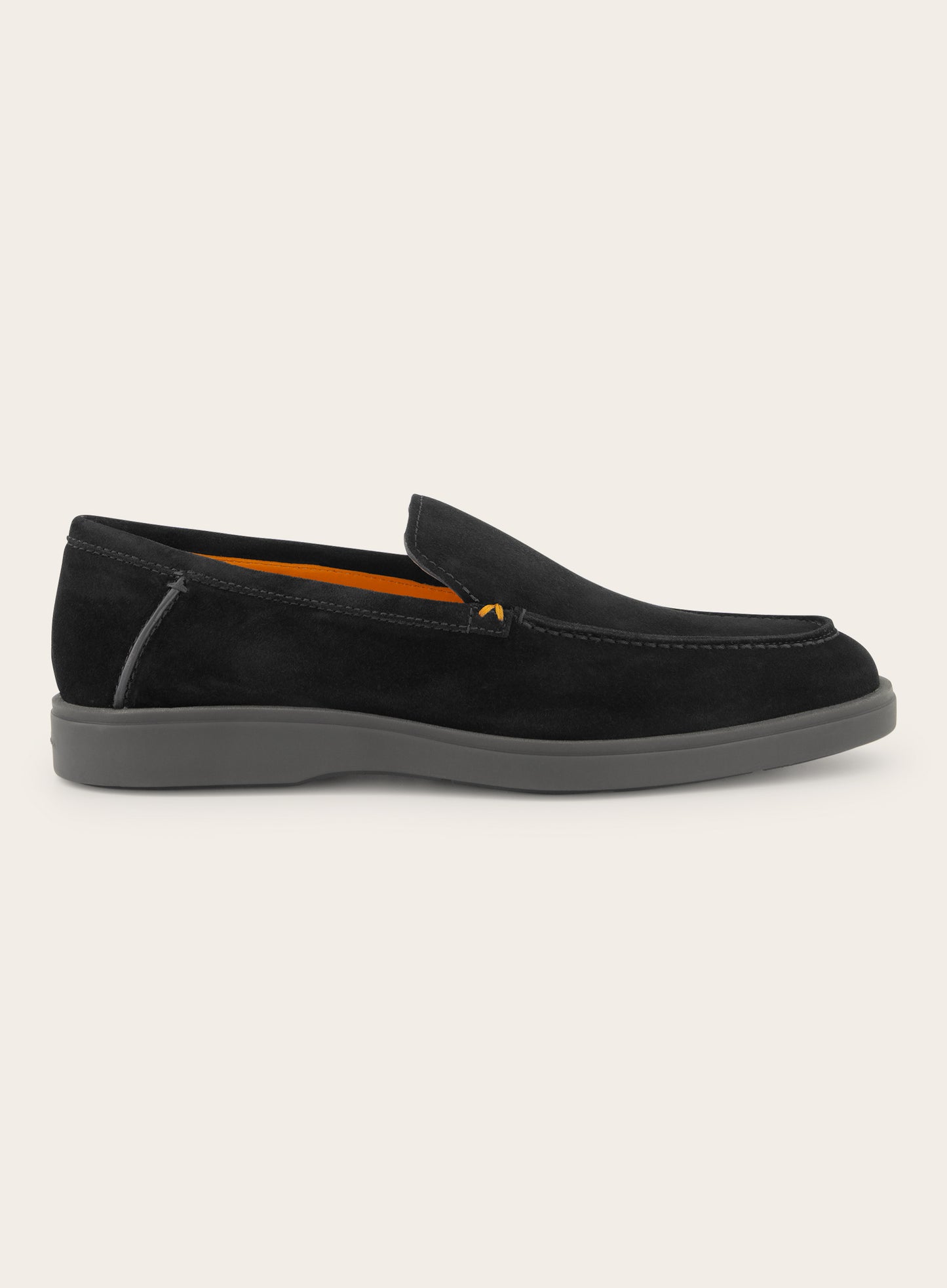 Detroit loafers van suède | Zwart