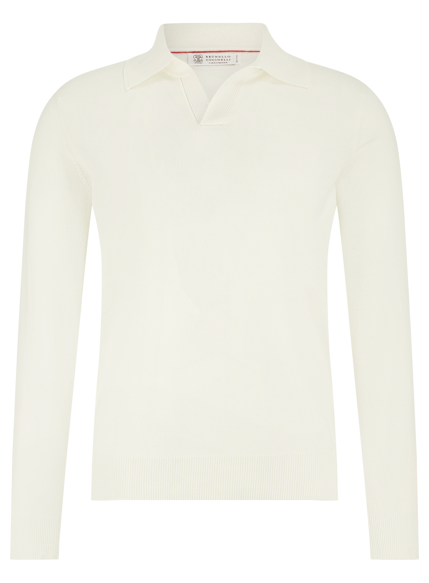 Buttonless polo van cashmere | ROOM-WIT