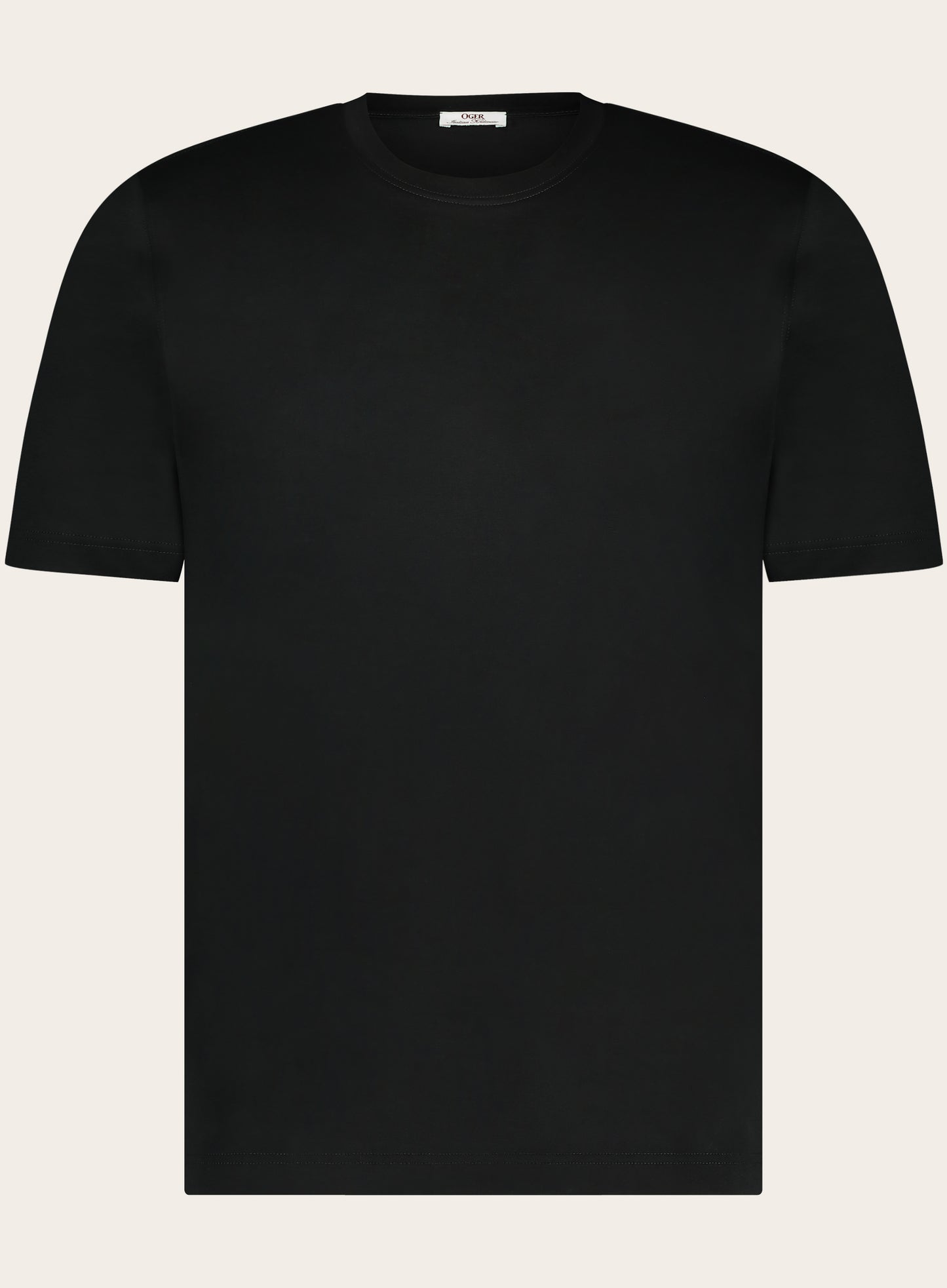 T-shirt van katoen | Zwart