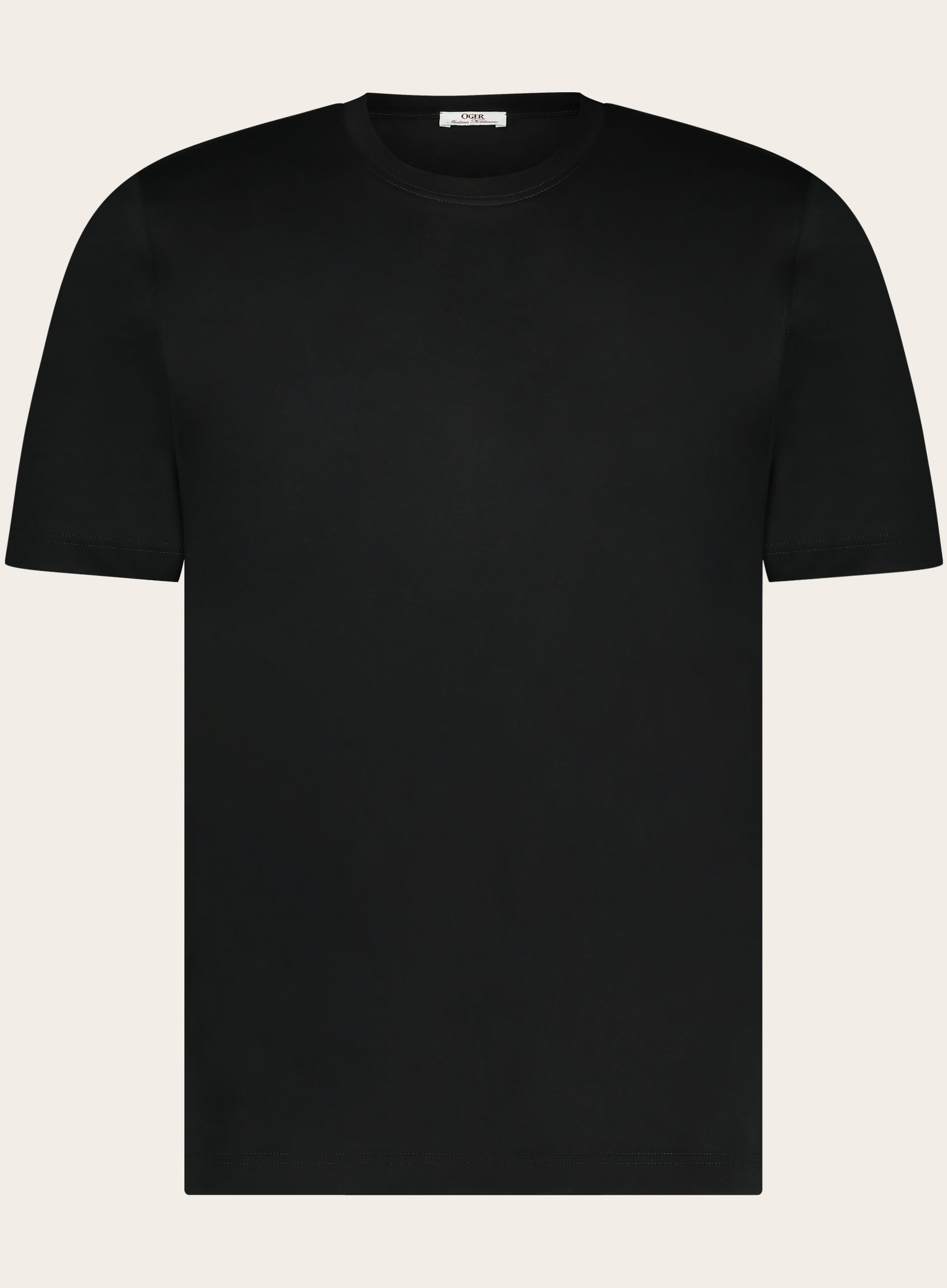 T-shirt van katoen | Zwart
