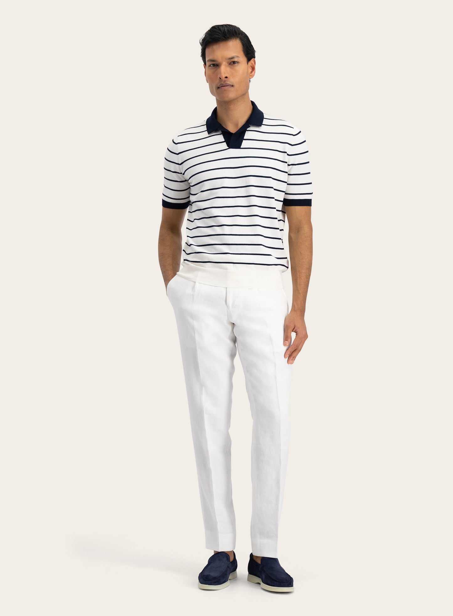 Pantalon van linnen | Wit