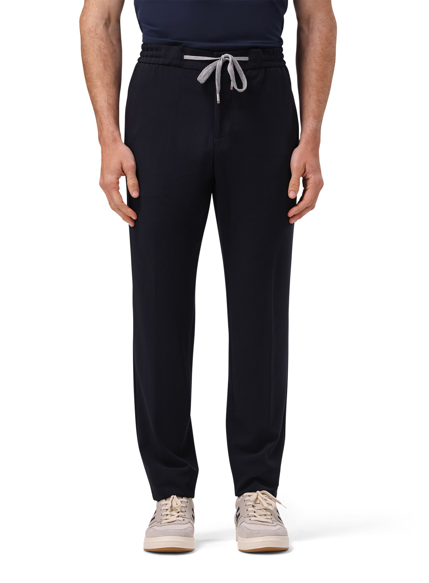 Broek van scheerwol | MODEL | FULL_WIDTH | BLUE NAVY