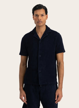 Howel shirt van badstof | BLUE NAVY