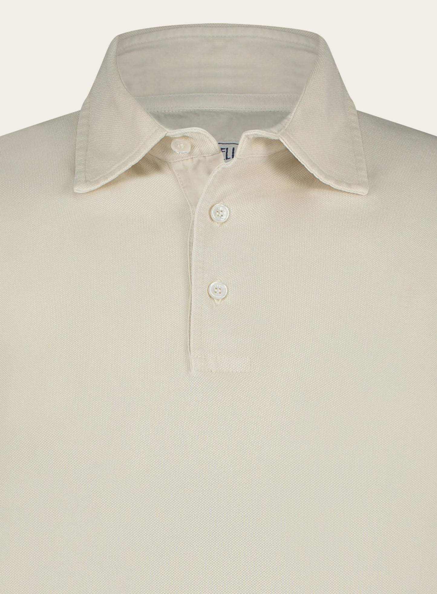 Polo met korte mouwen van katoen | Beige