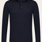 Baby cashmere lange mouwen polo | BLUE NAVY