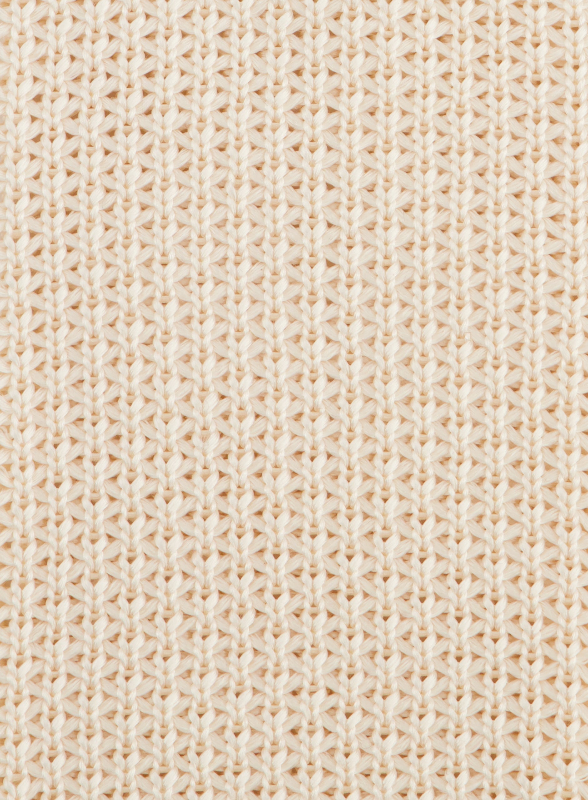 Knitted stropdas | Beige