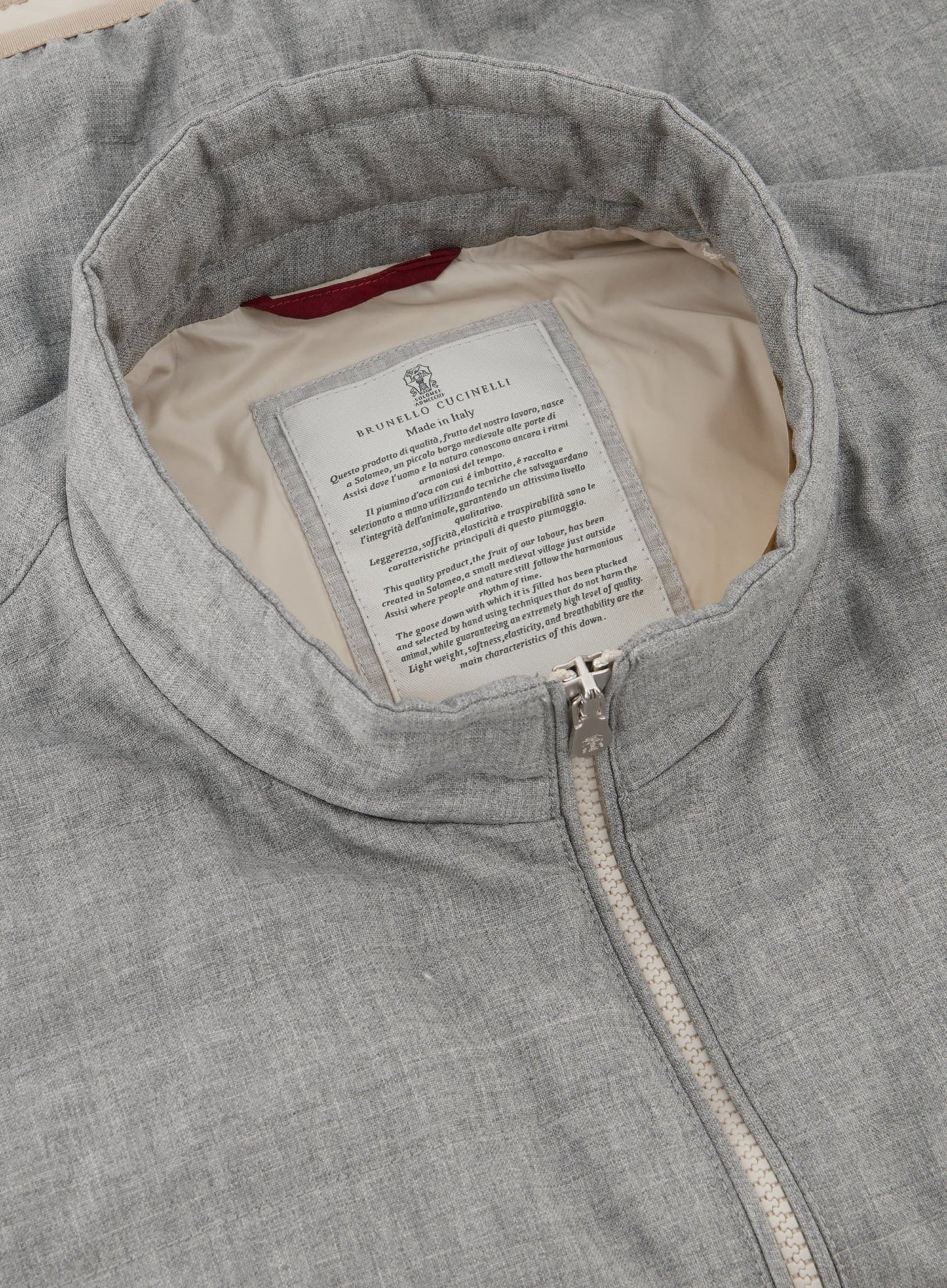 Bodywarmer van virgin wol | Grijs