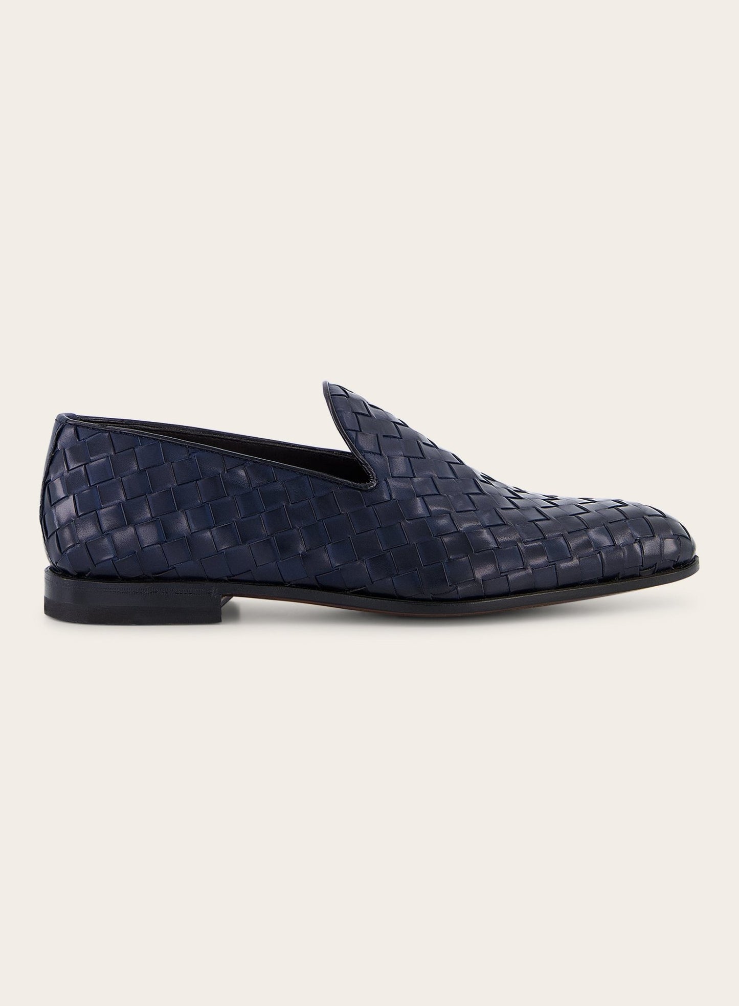 Loafers van leer | BLUE NAVY