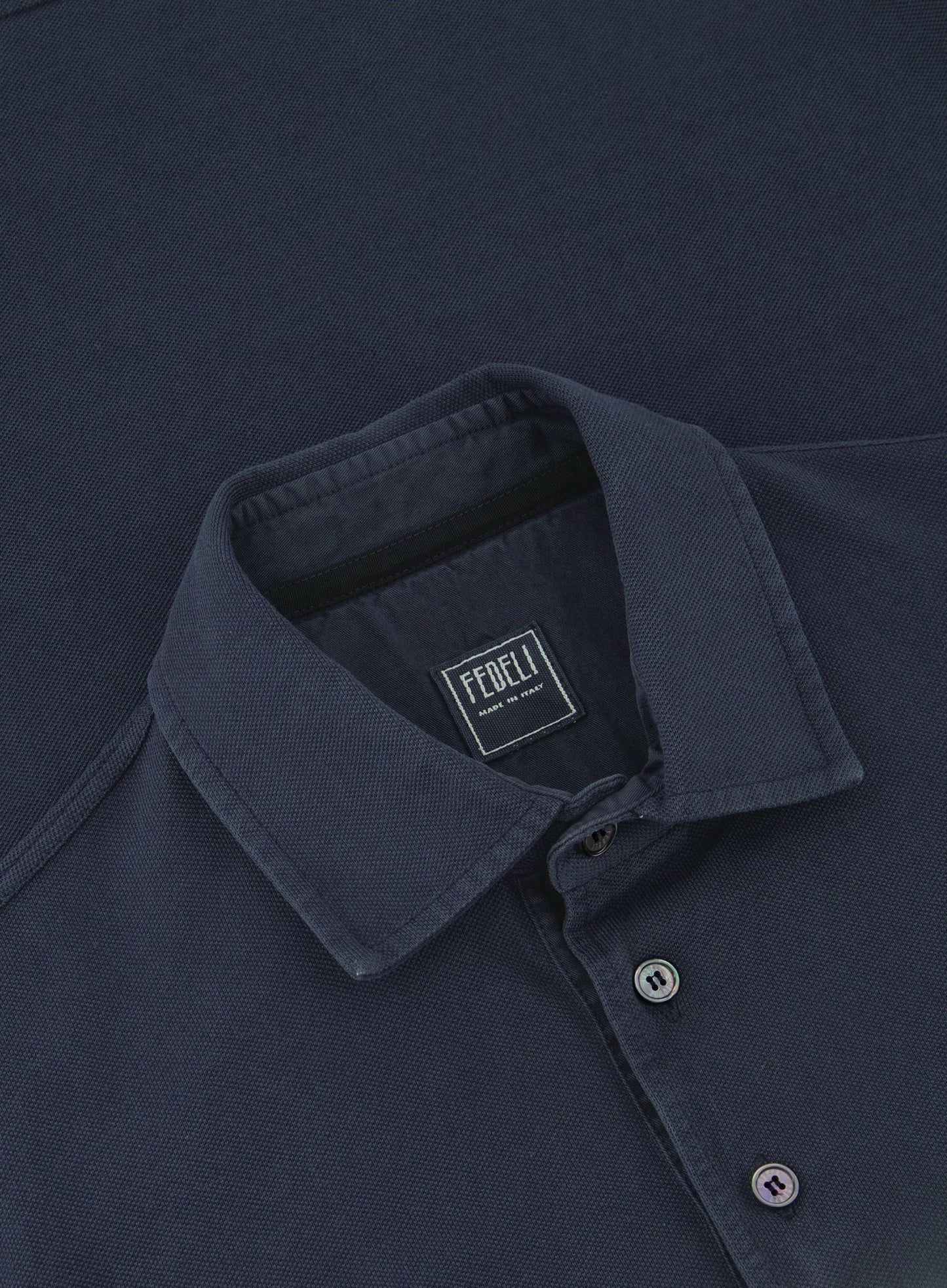 Polo met korte mouwen van katoen | BLUE NAVY