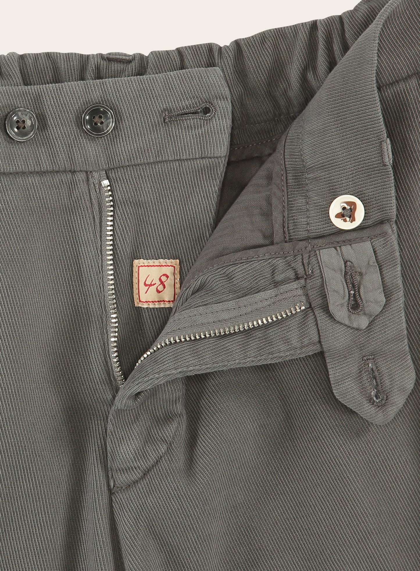 Slim-fit cotton-cashmere trousers