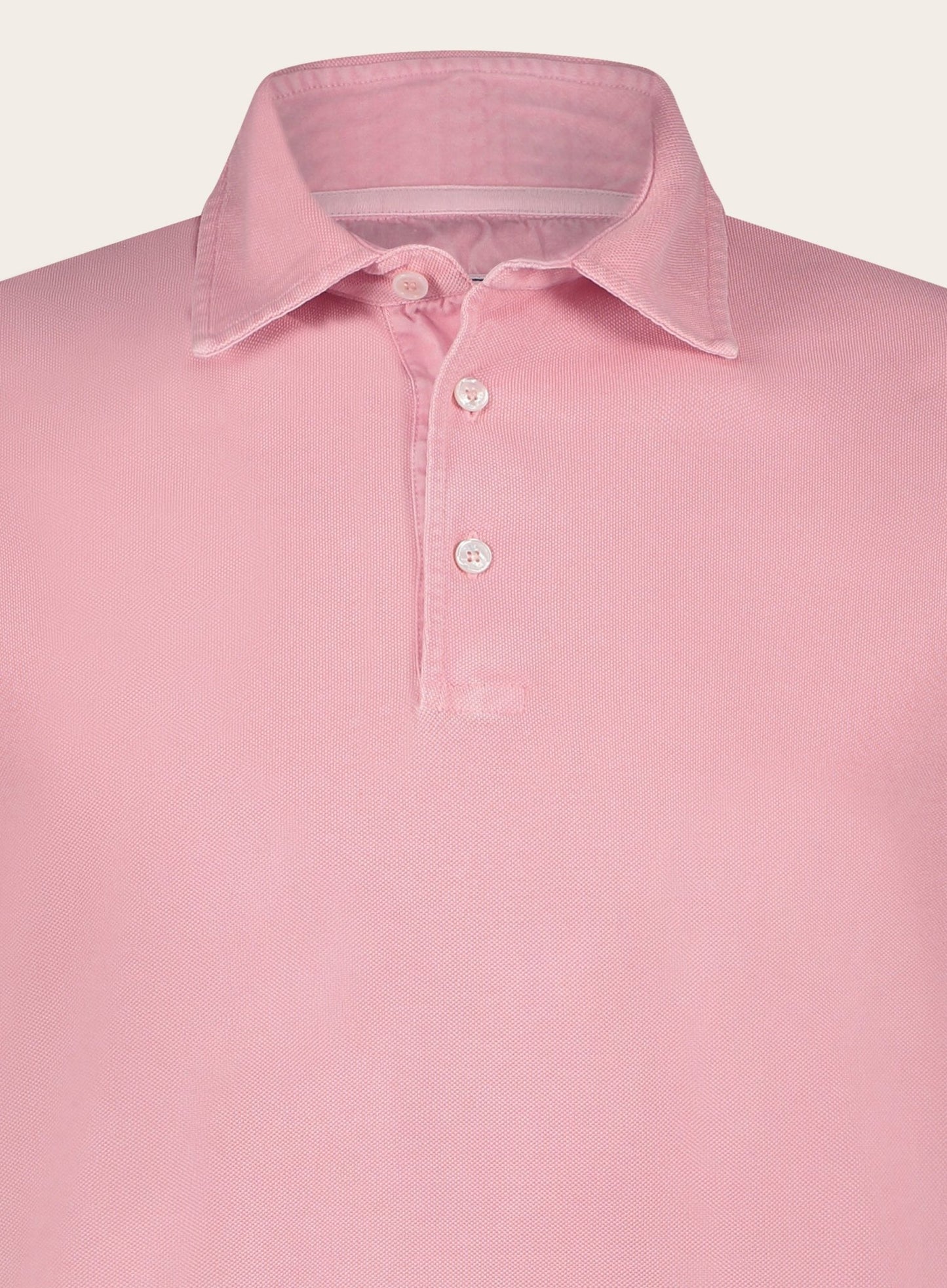 Polo met korte mouwen van katoen | Roze