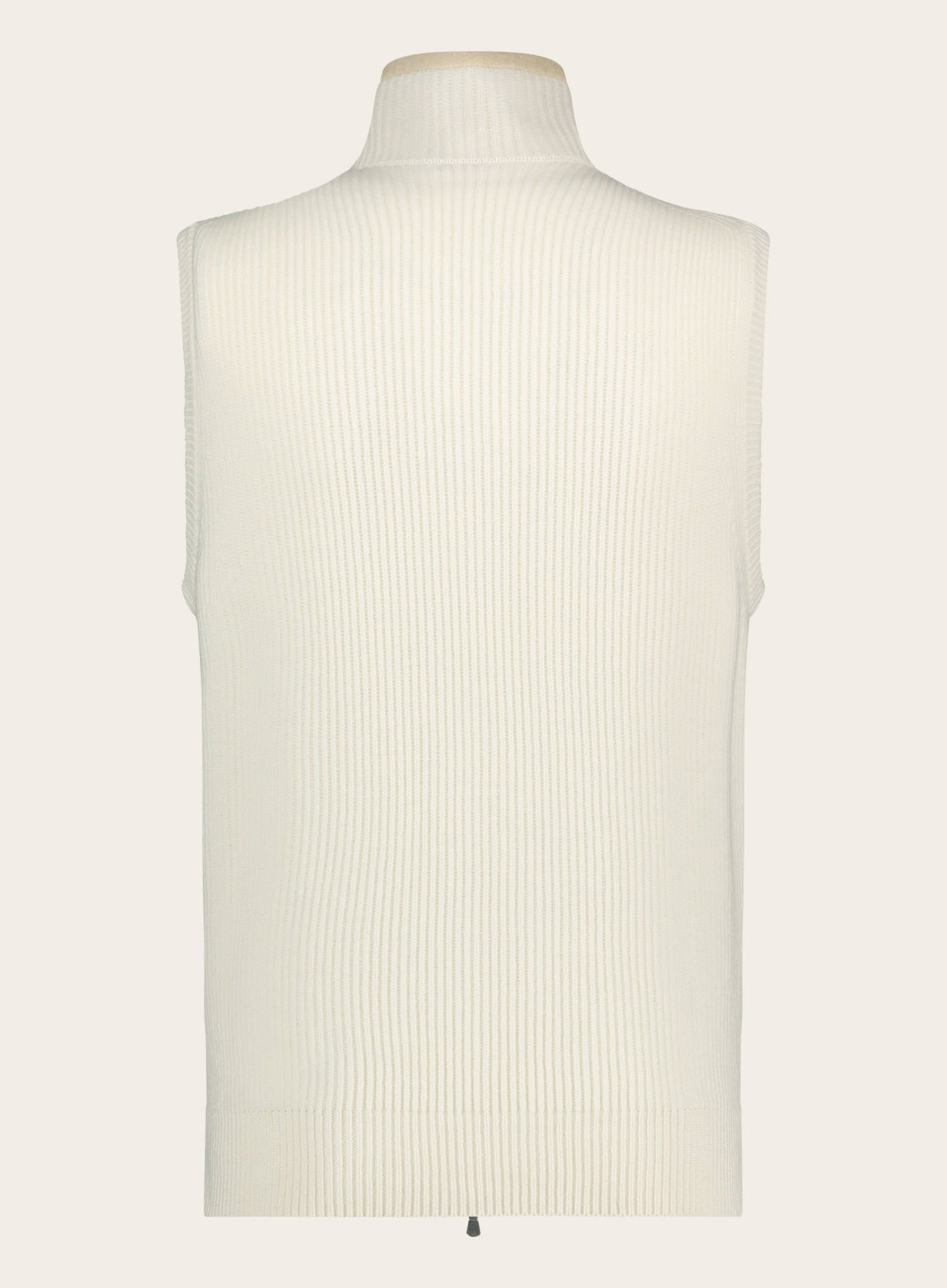 Bodywarmer van wol en cashmere | Wit