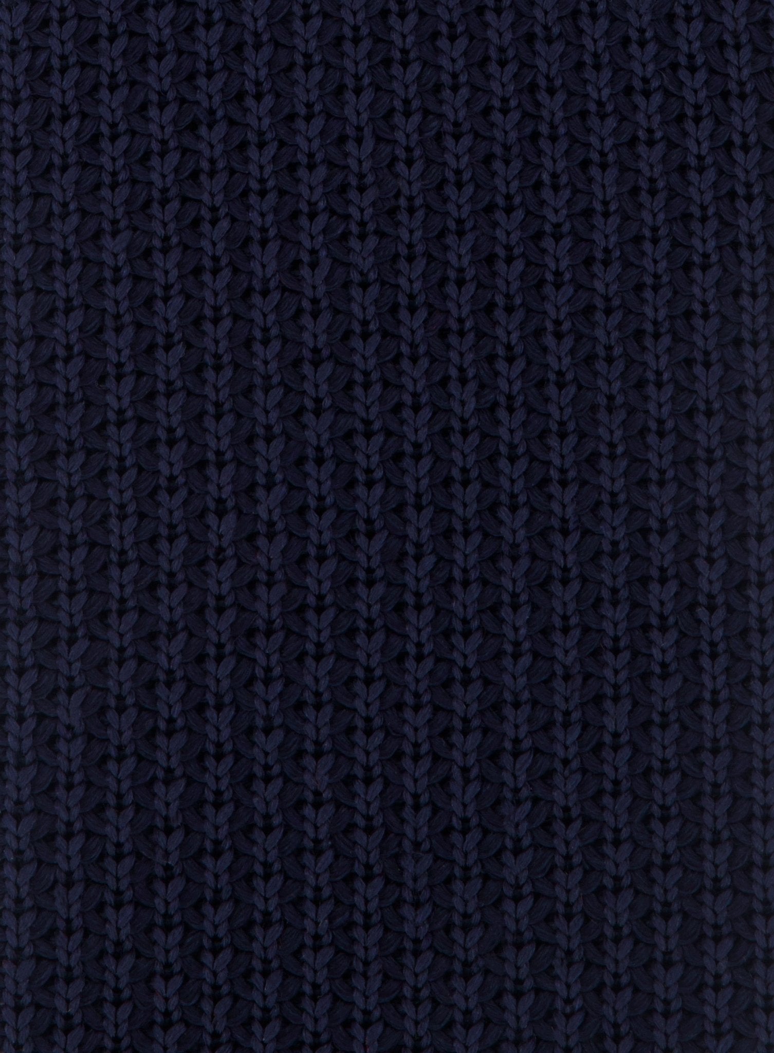 Knitted stropdas | BLUE NAVY