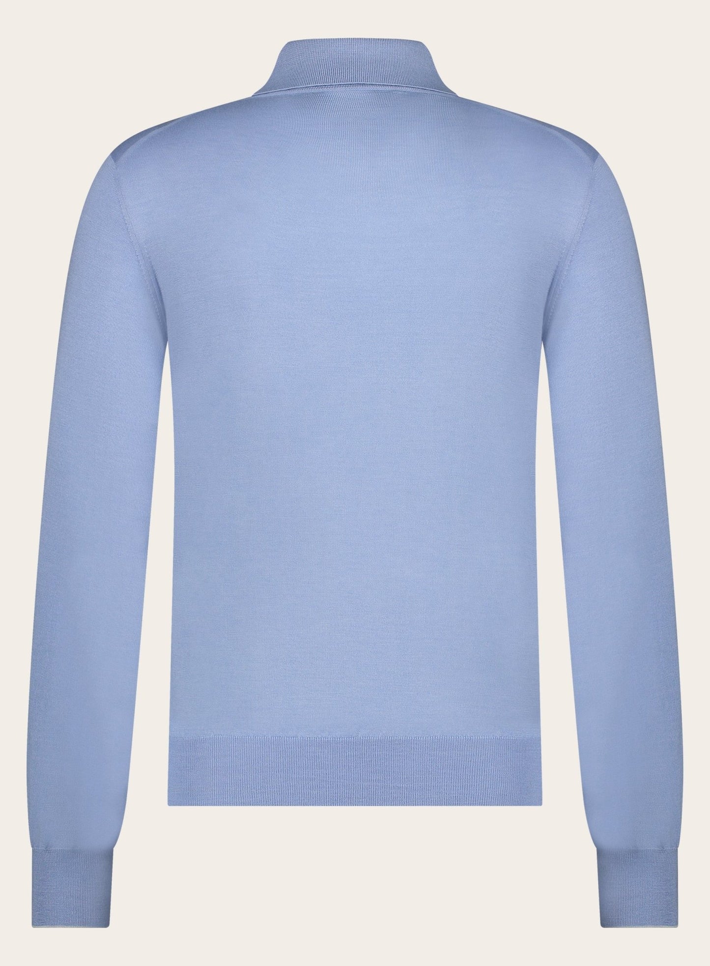 Poloshirt met lange mouwen van cashmere | L.Blauw