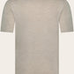 T-shirt van katoen en cashmere | Beige