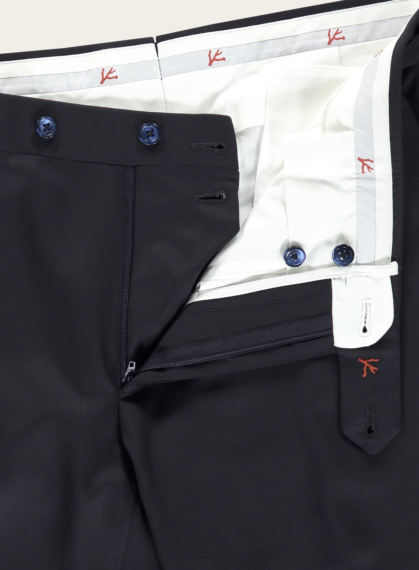 Slim-fit Aquaspider S160 wollen pak | BLUE NAVY