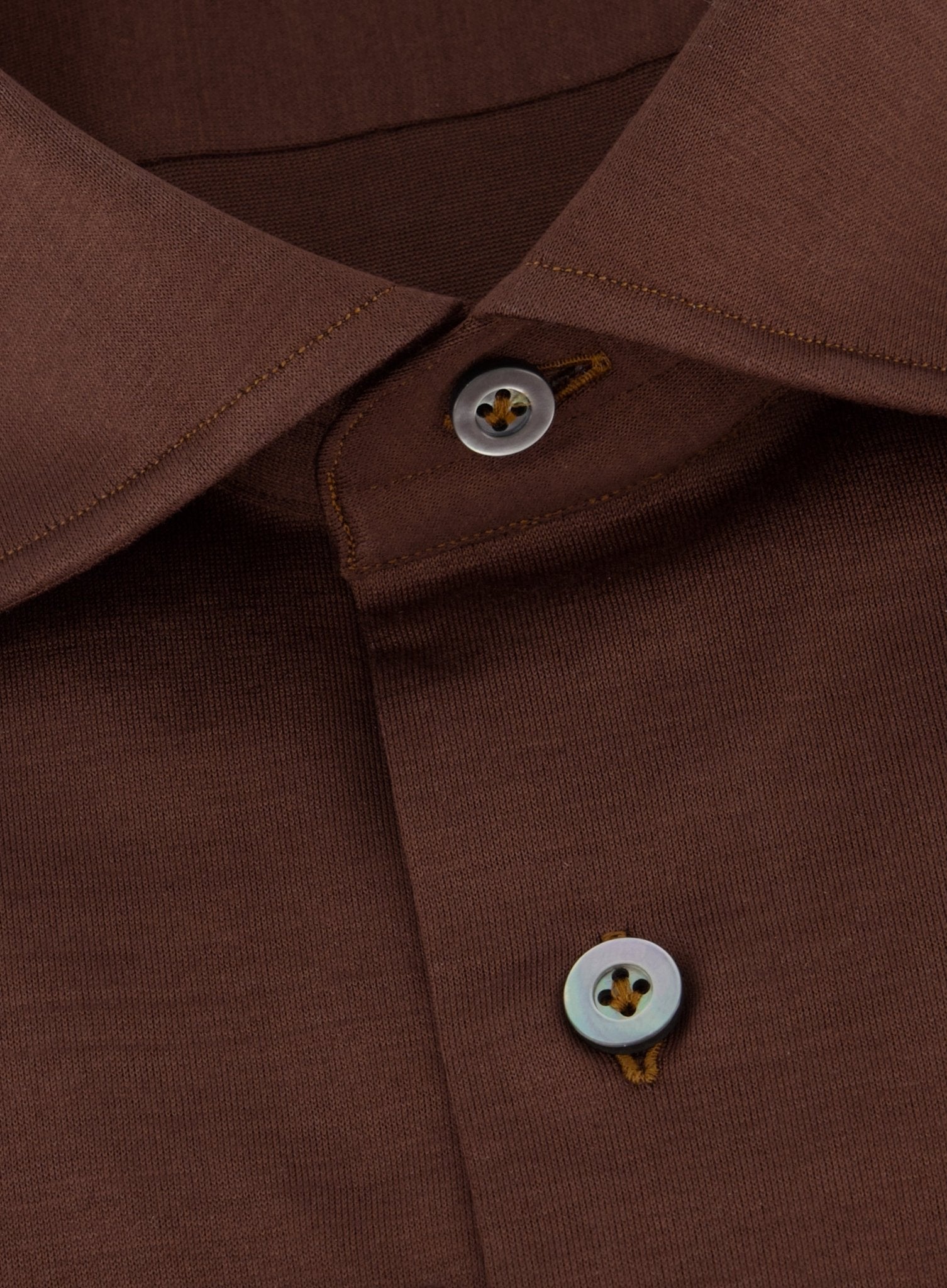 Gabriel shirt van katoen | Bruin