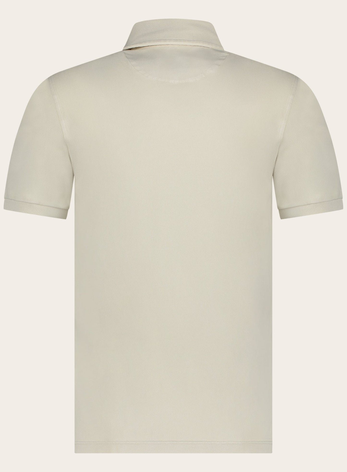 Polo met korte mouwen van katoen | Beige