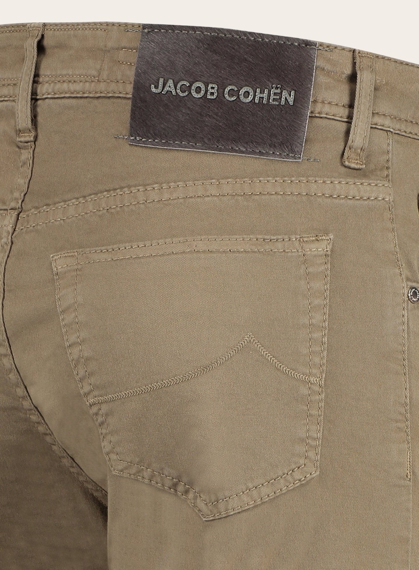 Slim-fit Bard 5-pocket | TAUPE