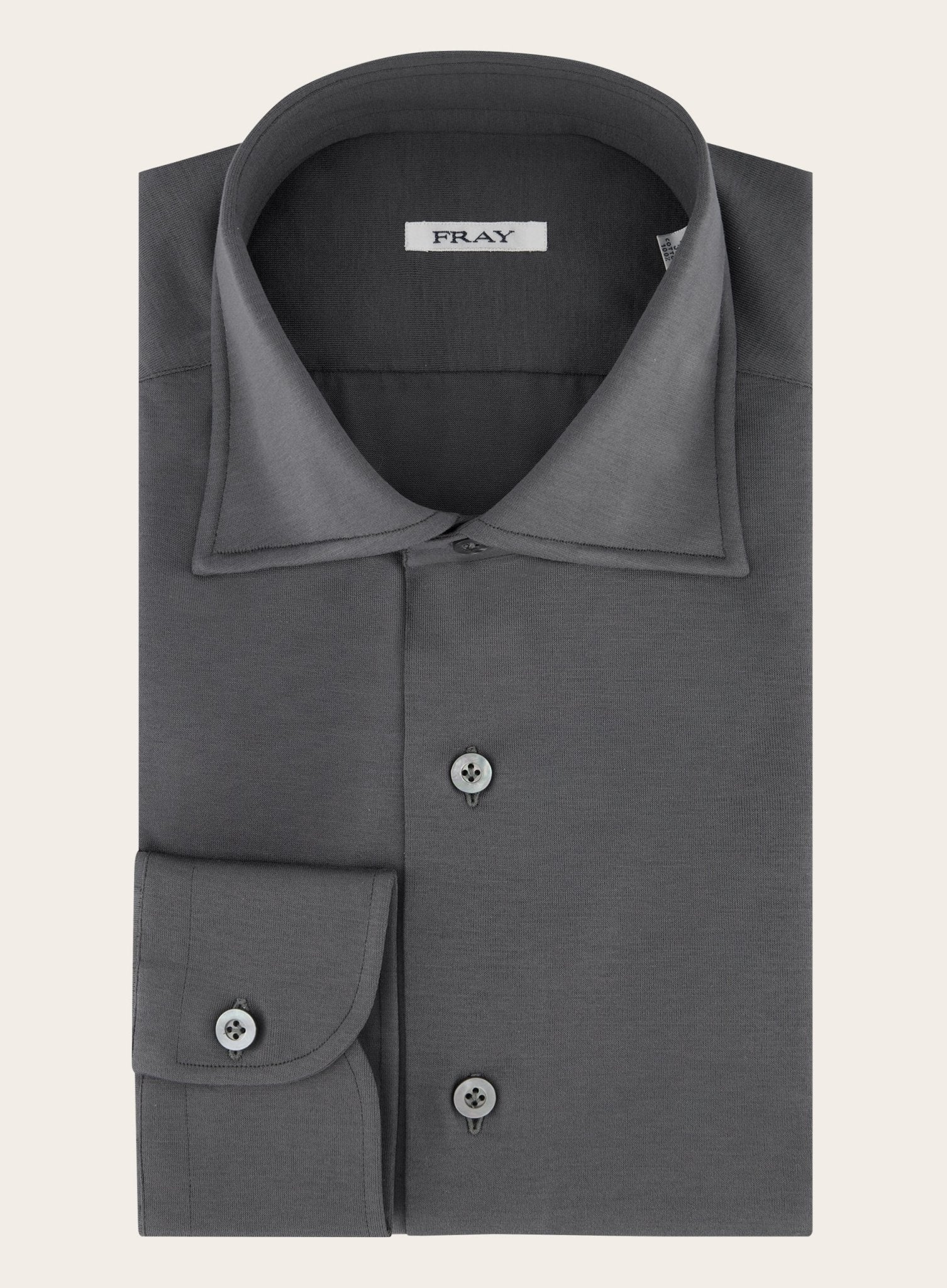 Gabriel shirt van katoen | Grijs