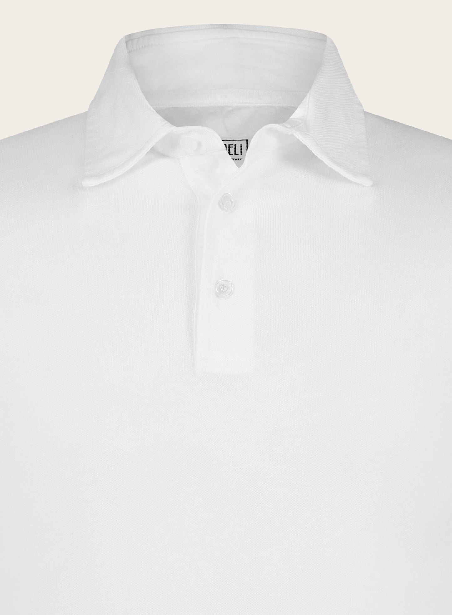 Polo met korte mouwen van katoen | Wit