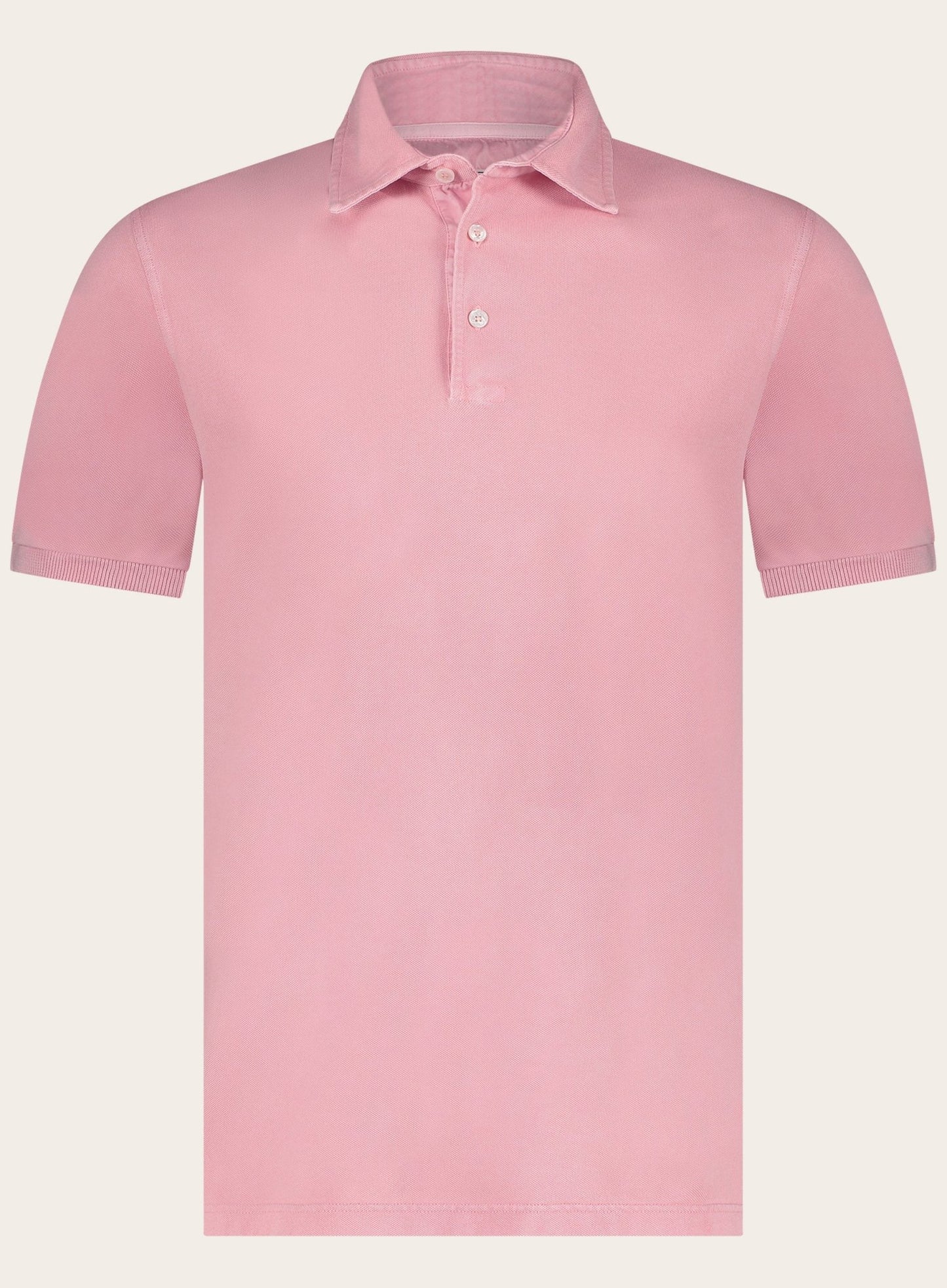 Polo met korte mouwen van katoen | Roze