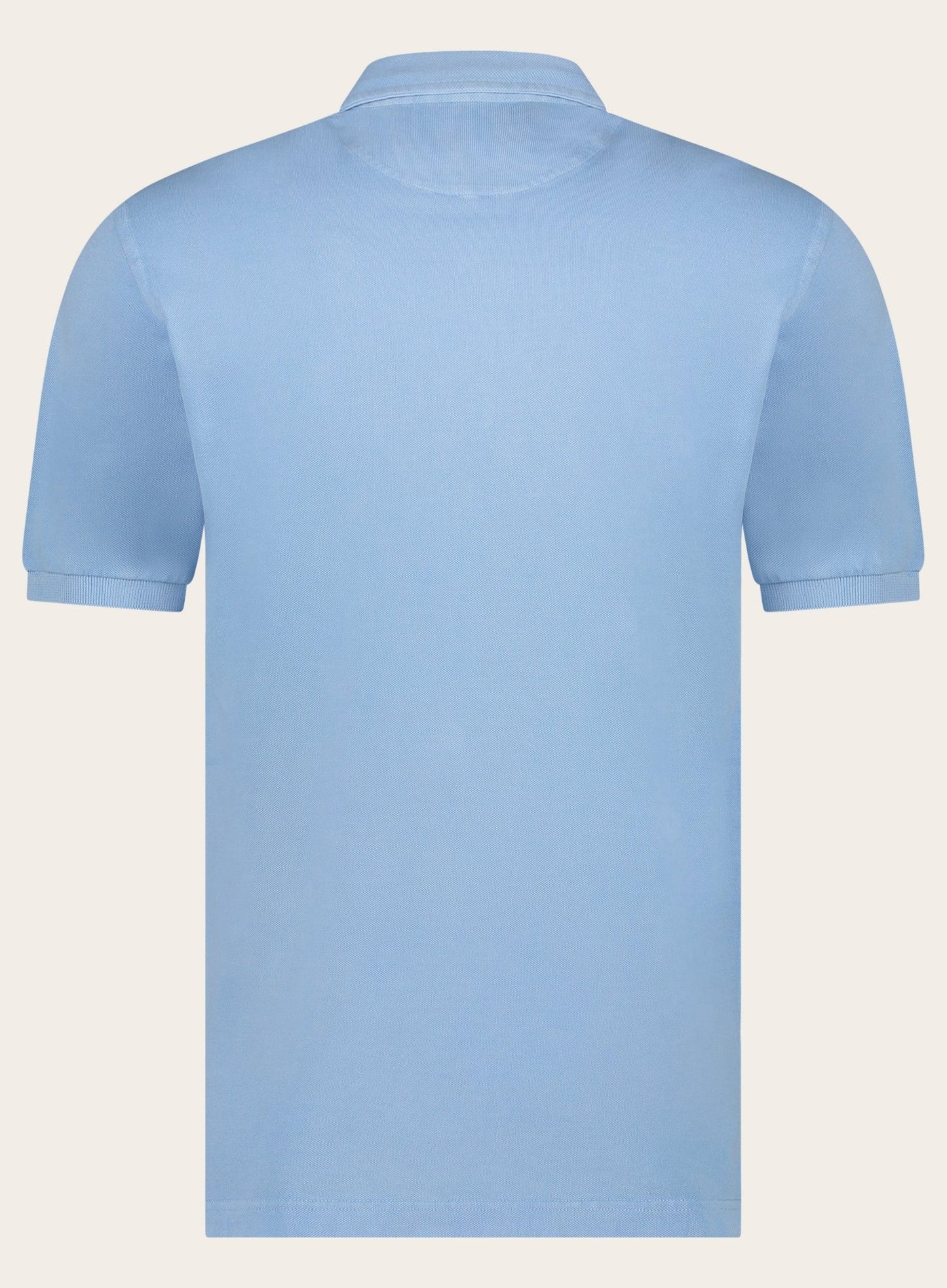 Polo met korte mouwen van katoen | L.Blauw
