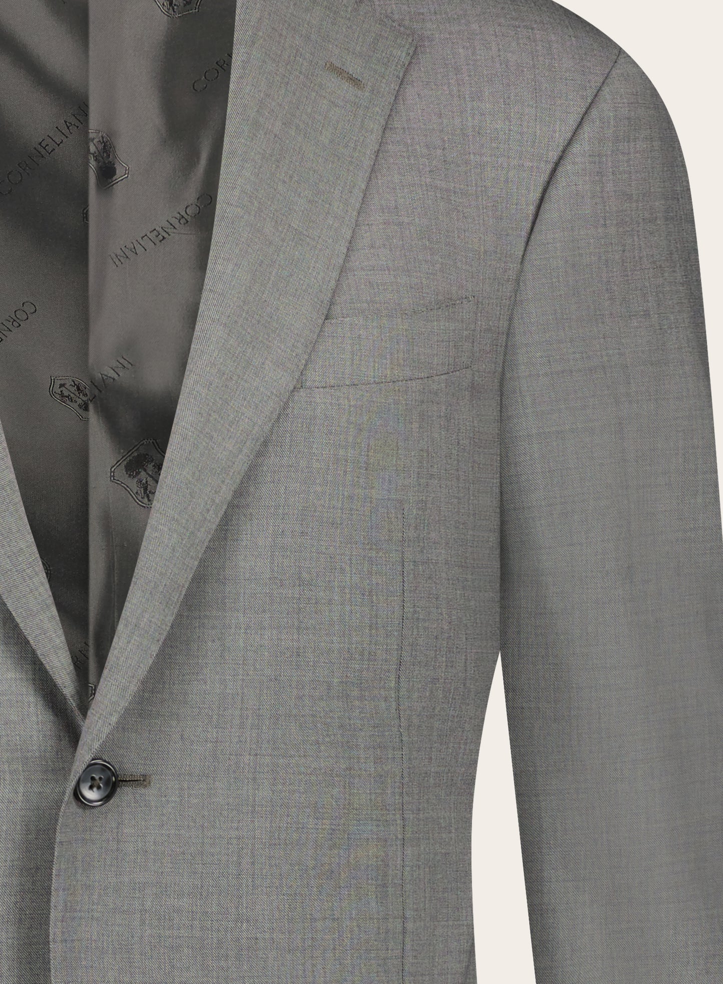 Regular-fit virgin wollen pak