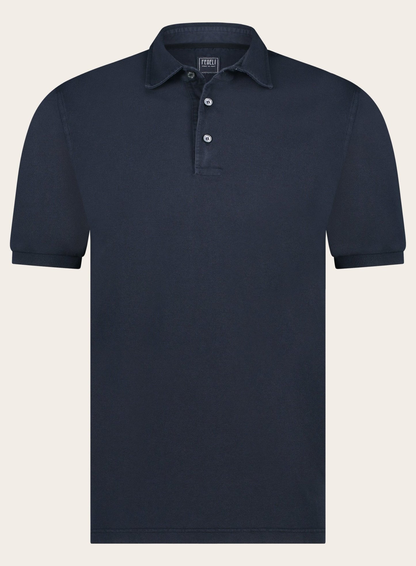 Polo met korte mouwen van katoen | BLUE NAVY