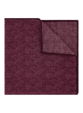 Gemêleerd pochet van wol en zijde | DARK BORDEAUX