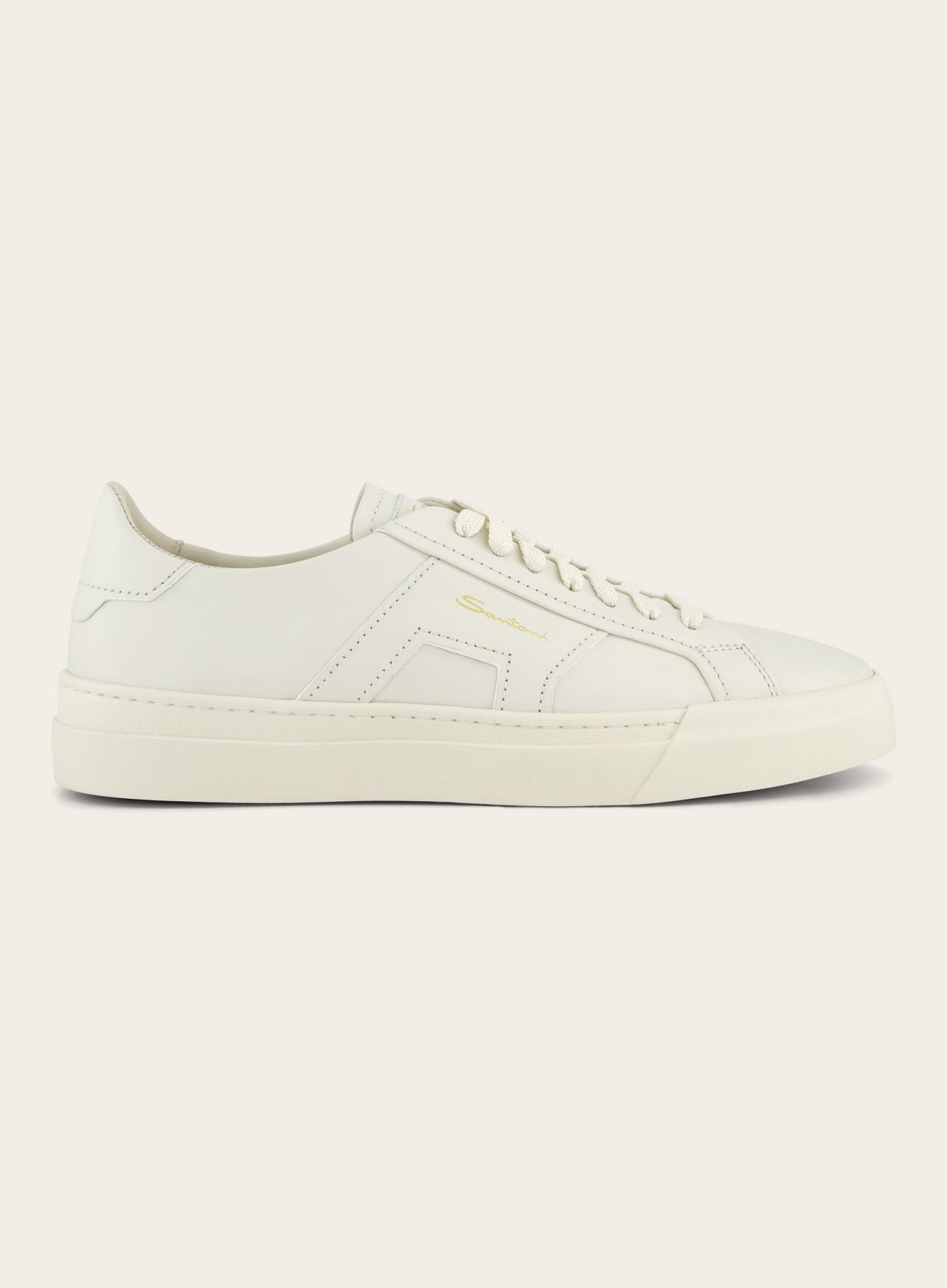 Clean icon sneakers van leer | Wit