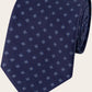 Floral print silk tie