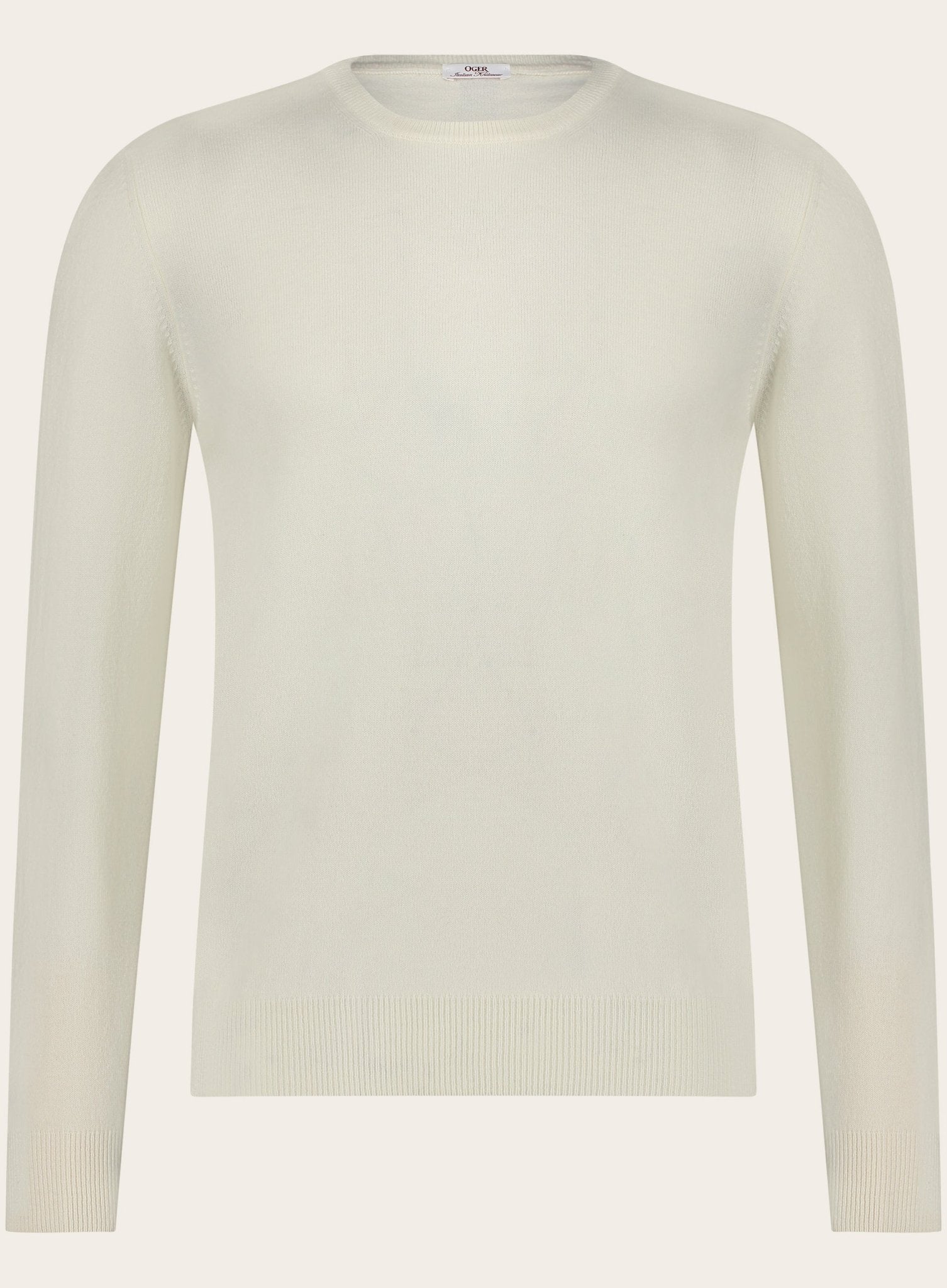 Crewneck van wol en cashmere | Wit 