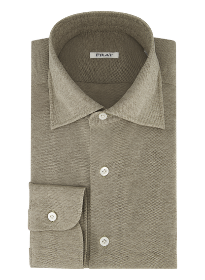 Shirt van katoen | Beige