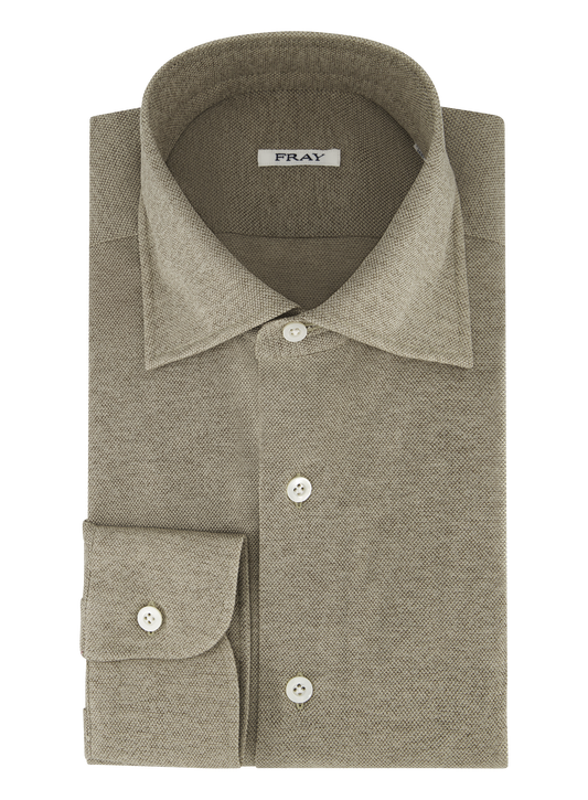 Shirt van katoen | Beige