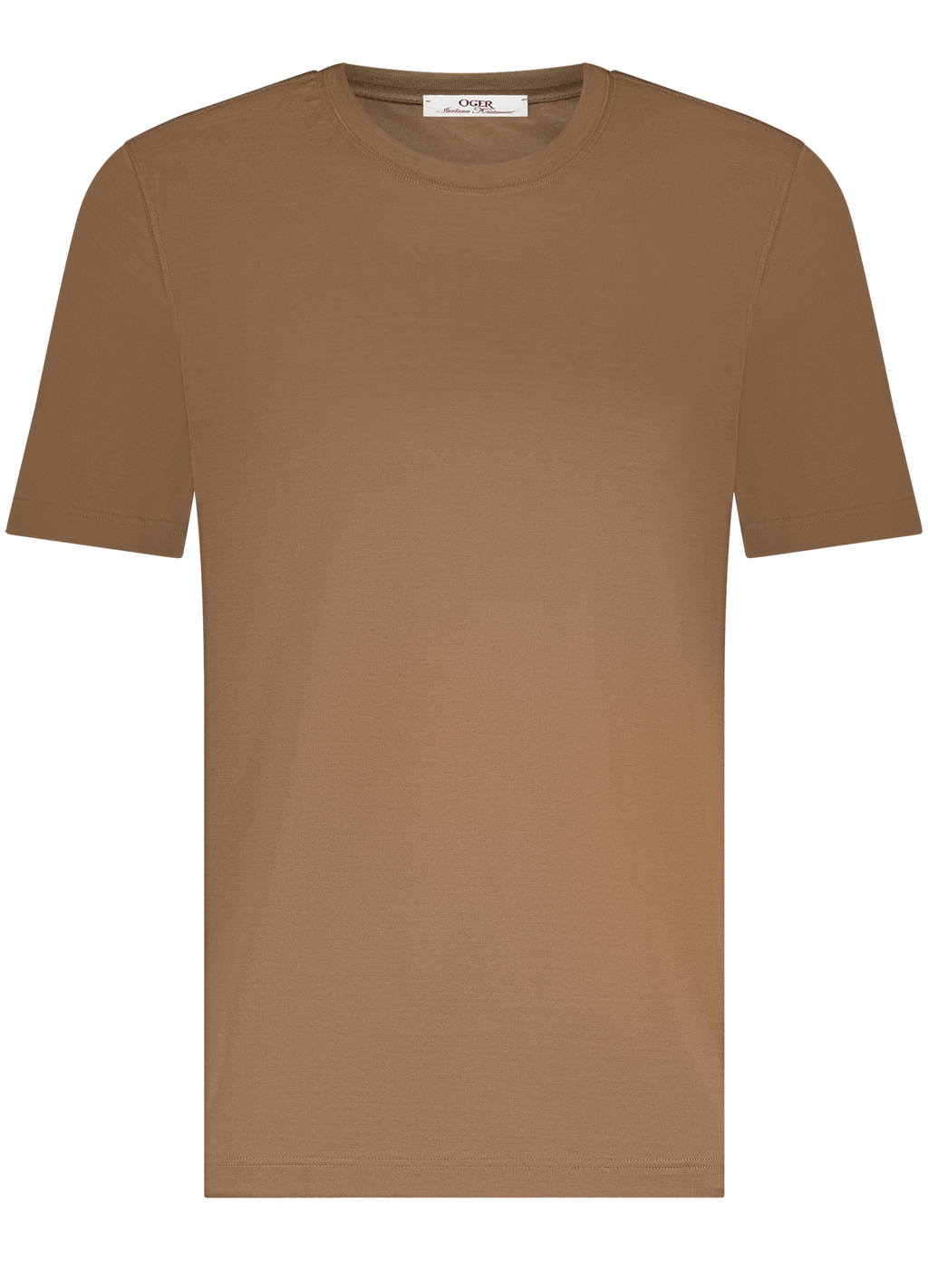 T-shirt van katoen | Camel