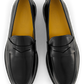 Penny loafers van leer | Zwart
