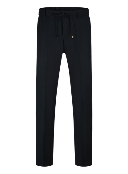 Spiaggia broek van wol | BLUE NAVY