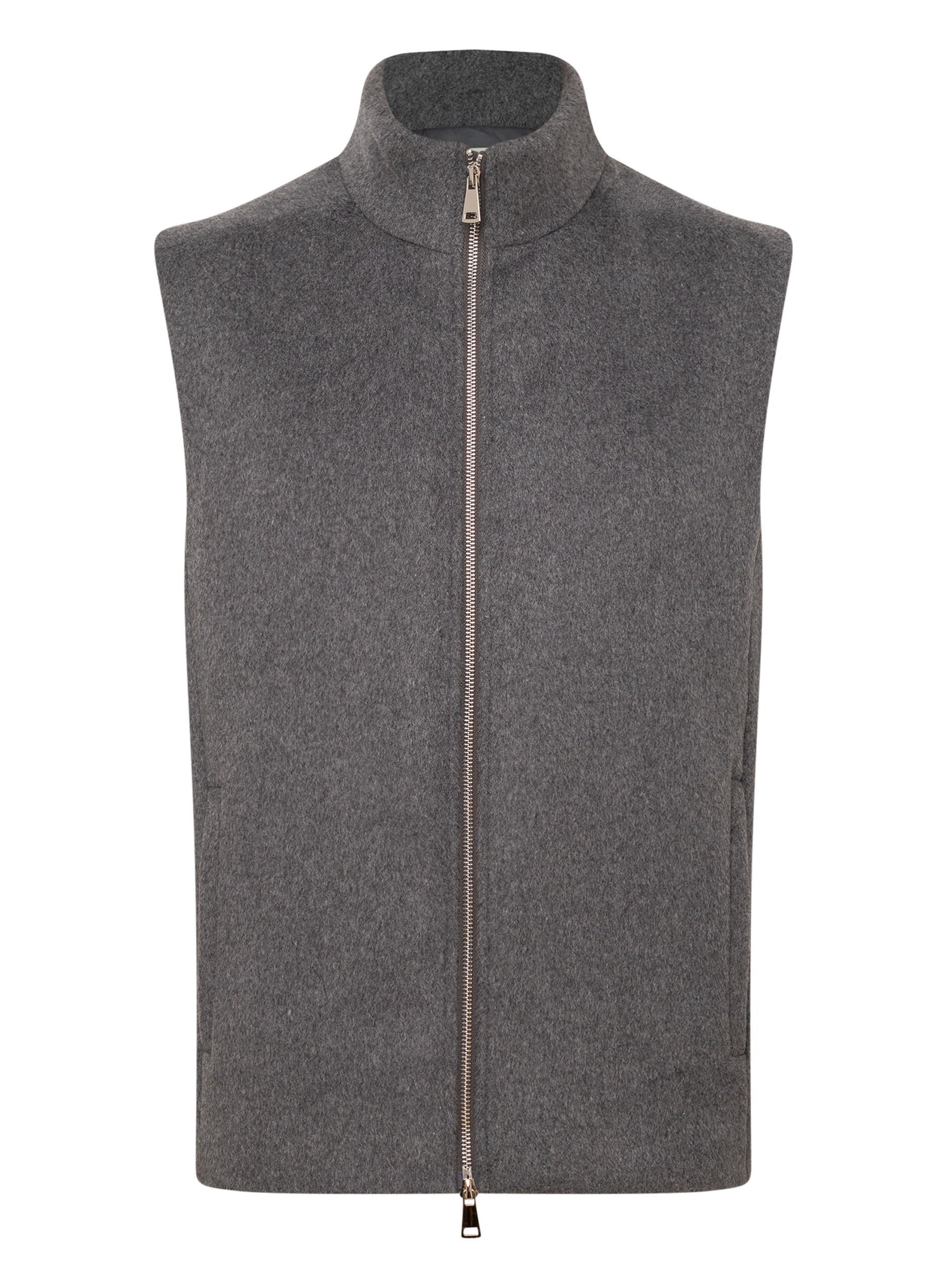 Axel bodywarmer van wol | D.Grijs