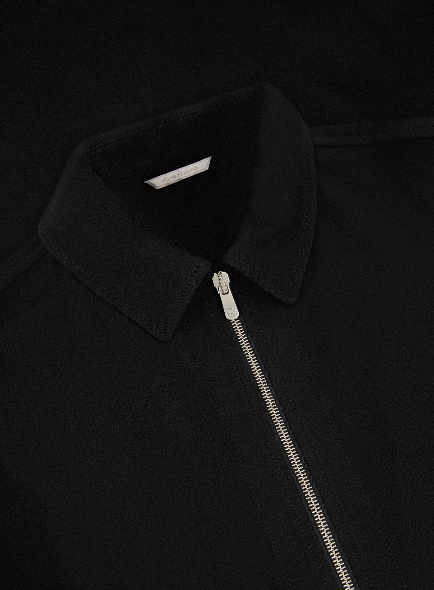 Overshirt van wol | Zwart