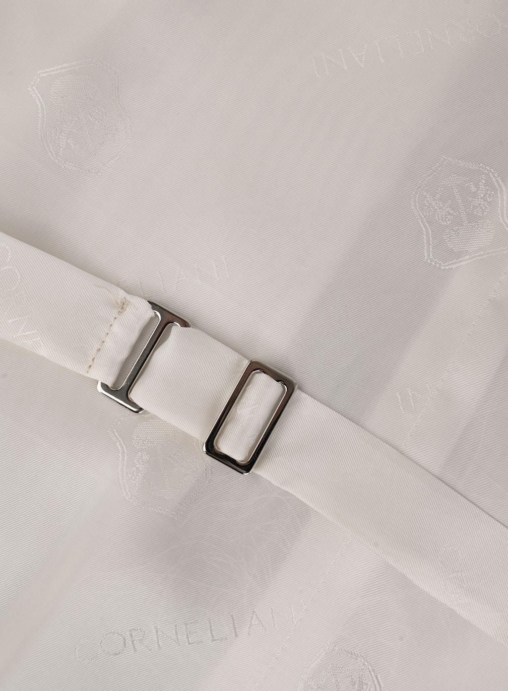 Driedelig pak van virgin wol en linnen | FULL_WIDTH | Beige