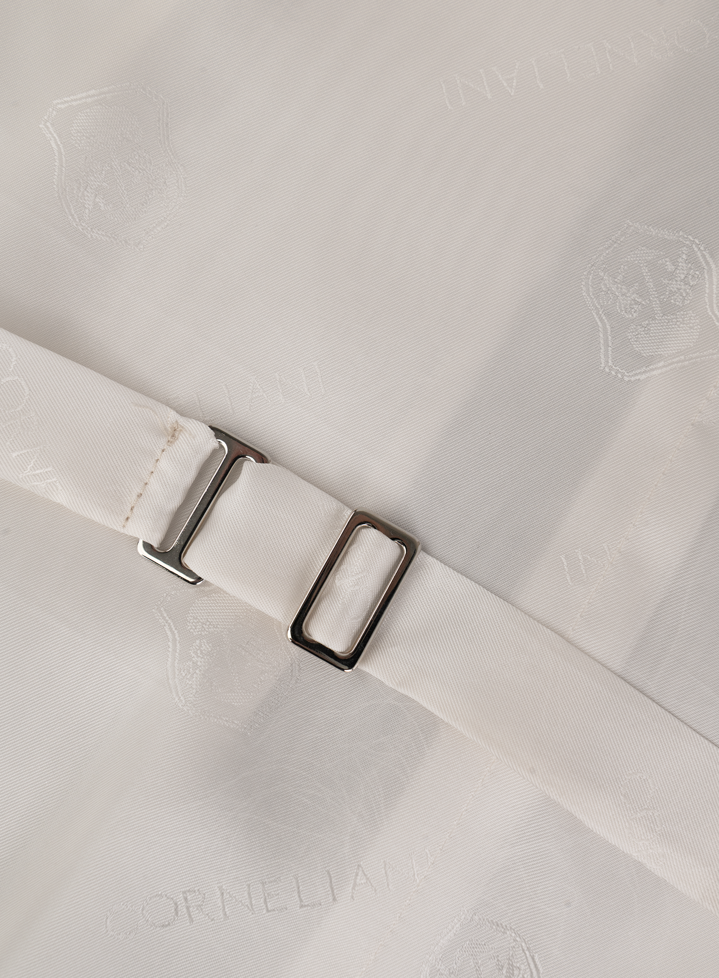 Driedelig pak van virgin wol en flax | FULL_WIDTH | Beige