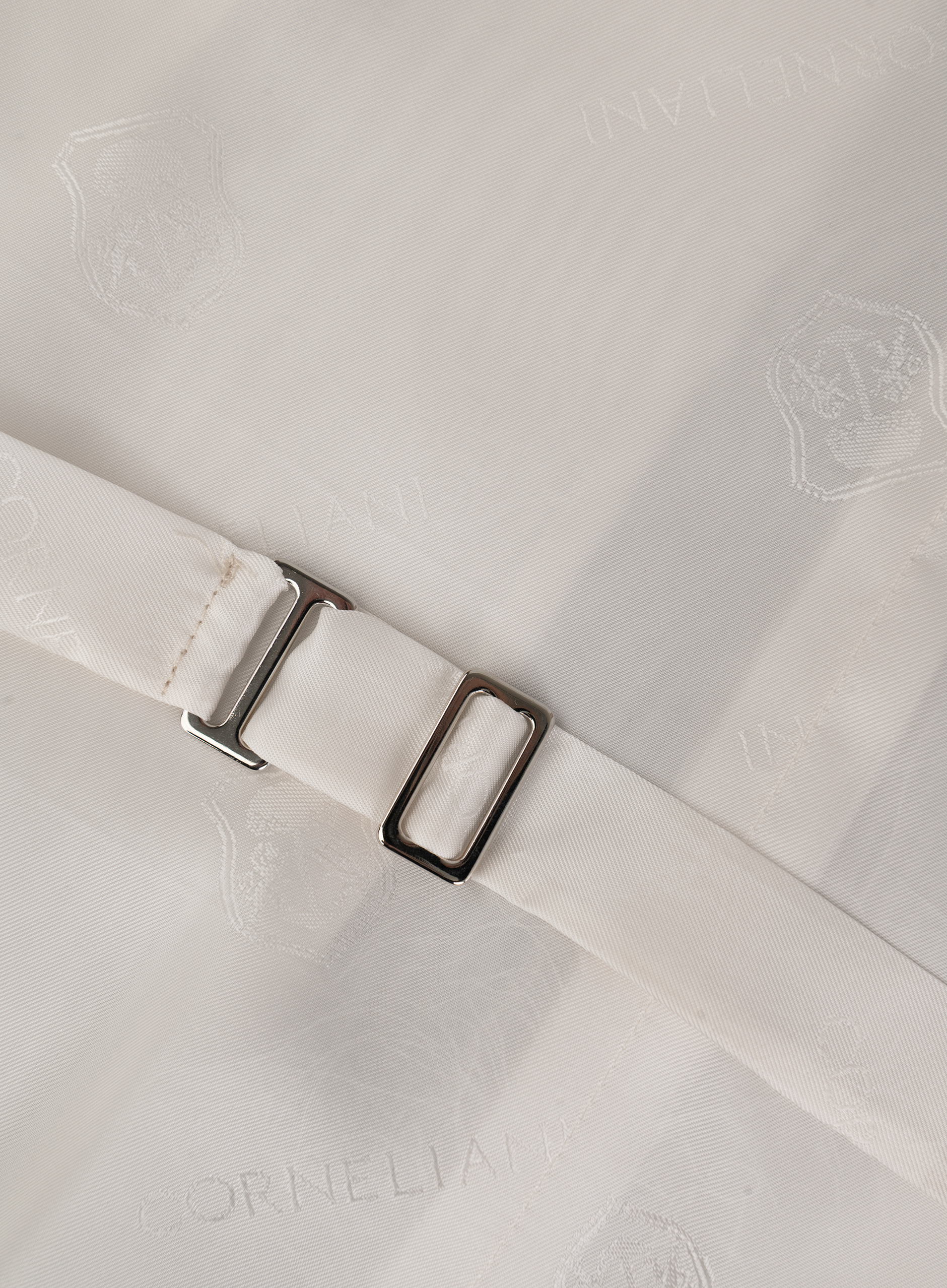 Driedelig pak van virgin wol en flax | FULL_WIDTH | Beige