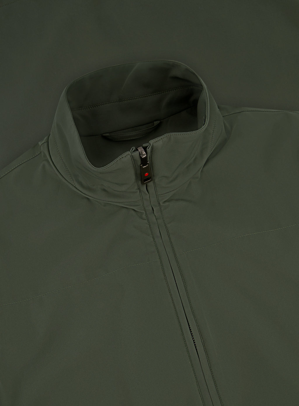 Bodywarmer met opstaande kraag | FULL_WIDTH | D.Groen