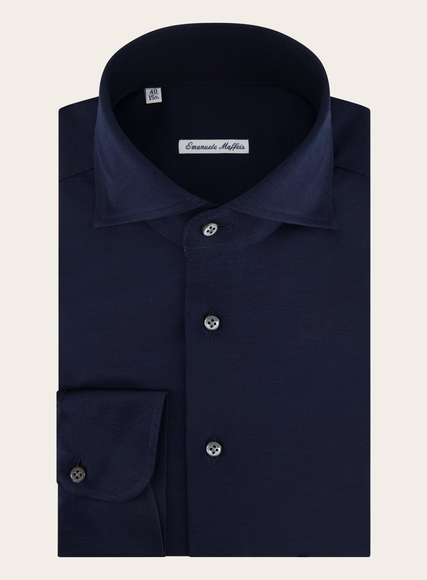 Katoenen overhemd | BLUE NAVY