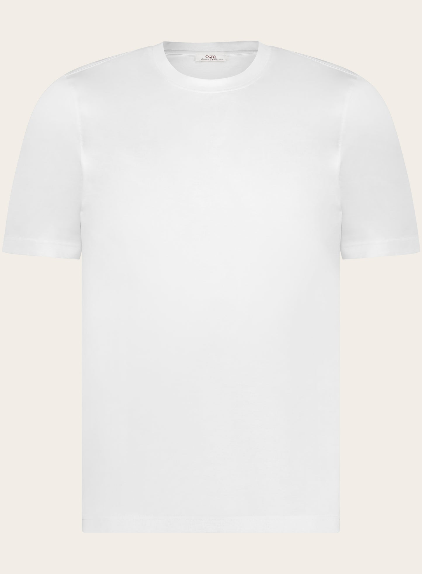 T-shirt van katoen | Wit